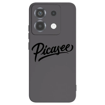 Picasee Μαύρη θήκη σιλικόνης για Xiaomi Poco X6 - Picasee - old logo - black