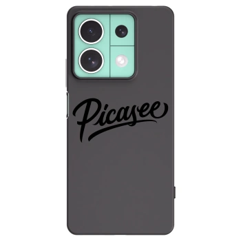 Picasee Μαύρη θήκη σιλικόνης για Xiaomi Redmi Note 13 5G - Picasee - old logo - black