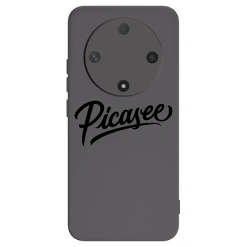 Picasee Μαύρη θήκη σιλικόνης για Honor Magic6 Lite 5G - Picasee - old logo - black
