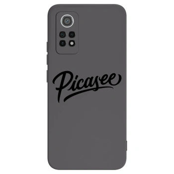 Picasee Μαύρη θήκη σιλικόνης για Xiaomi Redmi Note 12 Pro 4G - Picasee - old logo - black