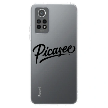 Picasee διαφανής θήκη σιλικόνης Xiaomi Redmi Note 12 Pro 4G - Picasee - old logo - black