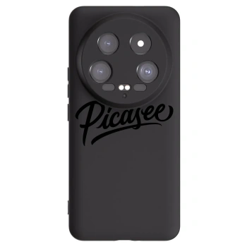 Picasee Μαύρη θήκη σιλικόνης για Xiaomi 14 Ultra - Picasee - old logo - black