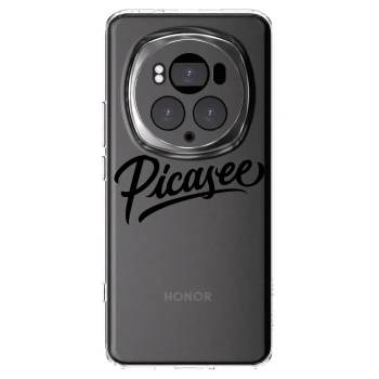 Picasee διαφανής θήκη σιλικόνης Honor Magic6 Pro - Picasee - old logo - black