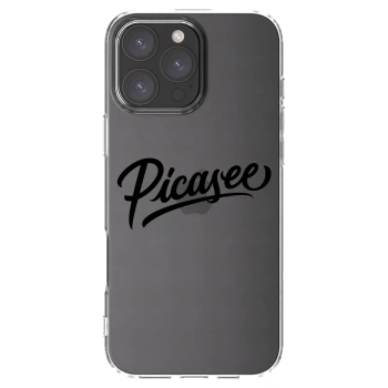 Picasee διαφανής θήκη σιλικόνης Apple iPhone 16 Pro Max - Picasee - old logo - black