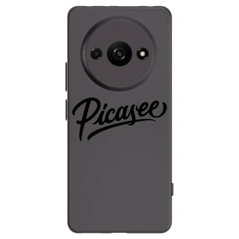 Picasee Μαύρη θήκη σιλικόνης για Xiaomi Redmi A3 - Picasee - old logo - black
