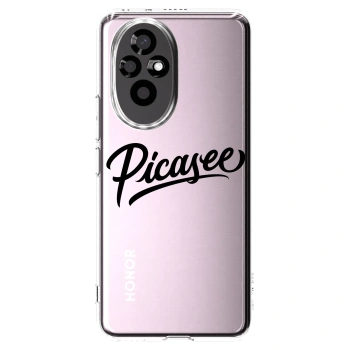 Picasee διαφανής θήκη σιλικόνης Honor 200 5G - Picasee - old logo - black