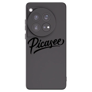 Picasee Μαύρη θήκη σιλικόνης για OnePlus 12 5G - Picasee - old logo - black