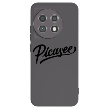Picasee Μαύρη θήκη σιλικόνης για OnePlus 11 5G - Picasee - old logo - black