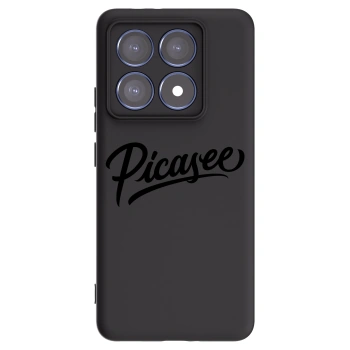 Picasee Μαύρη θήκη σιλικόνης για Xiaomi 14T Pro - Picasee - old logo - black