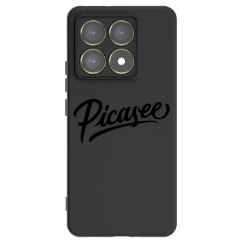 Picasee Μαύρη θήκη σιλικόνης για Xiaomi 14T - Picasee - old logo - black