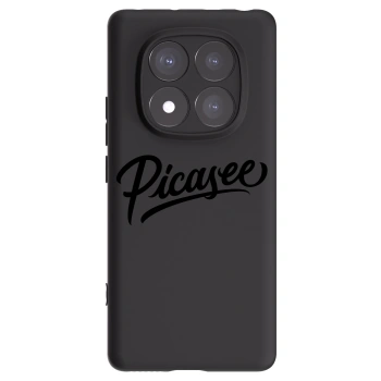 Picasee Μαύρη θήκη σιλικόνης για Xiaomi Redmi Note 14 Pro+ 5G - Picasee - old logo - black