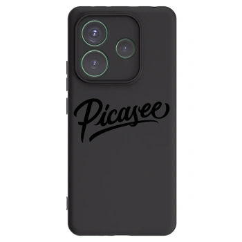 Picasee Μαύρη θήκη σιλικόνης για Xiaomi Redmi Note 14 5G - Picasee - old logo - black