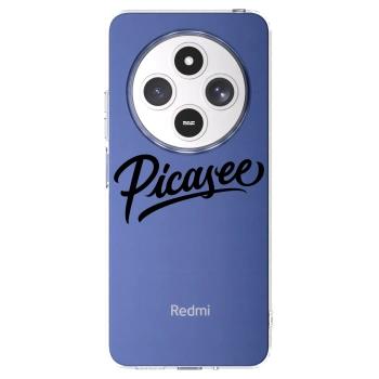 Picasee διαφανής θήκη σιλικόνης Xiaomi Redmi 14C - Picasee - old logo - black