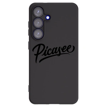 Picasee Μαύρη θήκη σιλικόνης για Samsung Galaxy S25 5G - Picasee - old logo - black