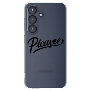 Picasee διαφανής θήκη σιλικόνης Samsung Galaxy S25 5G - Picasee - old logo - black
