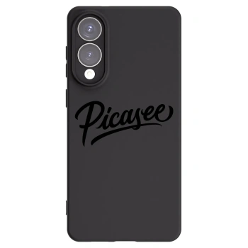 Picasee Μαύρη θήκη σιλικόνης για Samsung Galaxy S25 Edge 5G - Picasee - old logo - black
