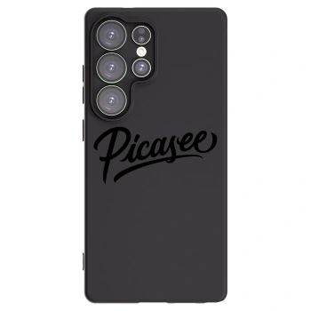Picasee Μαύρη θήκη σιλικόνης για Samsung Galaxy S25 Ultra 5G - Picasee - old logo - black
