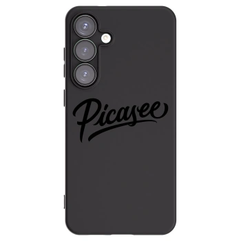 Picasee Μαύρη θήκη σιλικόνης για Samsung Galaxy S25+ 5G - Picasee - old logo - black
