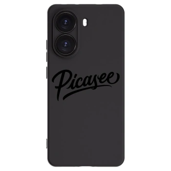 Picasee Μαύρη θήκη σιλικόνης για Xiaomi Poco X7 Pro 5G - Picasee - old logo - black