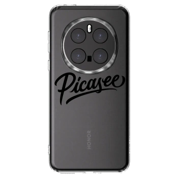 Picasee διαφανής θήκη σιλικόνης Honor Magic7 Pro 5G - Picasee - old logo - black