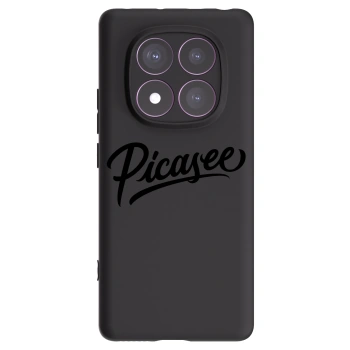Picasee Μαύρη θήκη σιλικόνης για Xiaomi Redmi Note 14 Pro 4G - Picasee - old logo - black