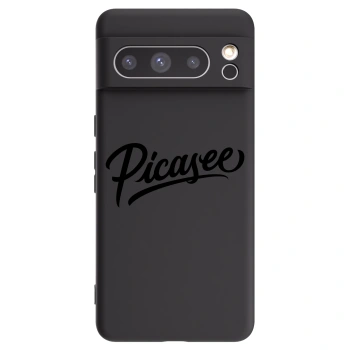 Picasee Μαύρη θήκη σιλικόνης για Google Pixel 8 Pro - Picasee - old logo - black