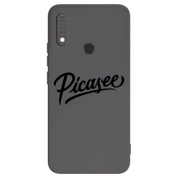Picasee Μαύρη θήκη σιλικόνης για Xiaomi Redmi Note 7 - Picasee - old logo - black