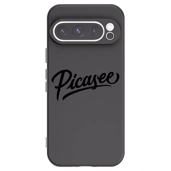 Picasee Μαύρη θήκη σιλικόνης για Google Pixel 9 Pro - Picasee - old logo - black