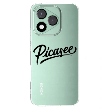 Picasee διαφανής θήκη σιλικόνης Honor 400 Lite 5G - Picasee - old logo - black