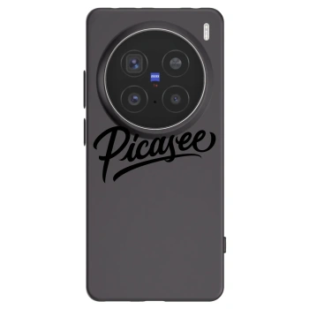Picasee Μαύρη θήκη σιλικόνης για Vivo X200 Pro - Picasee - old logo - black