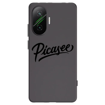 Picasee Μαύρη θήκη σιλικόνης για Xiaomi Poco F7 Pro 5G - Picasee - old logo - black