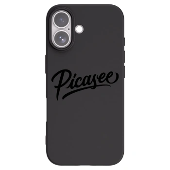 Picasee Μαύρη θήκη σιλικόνης για Apple iPhone 17 - Picasee - old logo - black