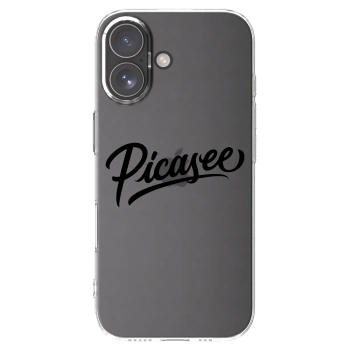 Picasee διαφανής θήκη σιλικόνης Apple iPhone 17 - Picasee - old logo - black
