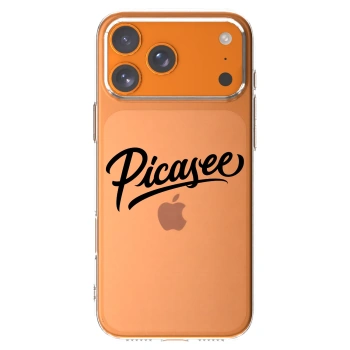 Picasee διαφανής θήκη σιλικόνης Apple iPhone 17 Pro Max - Picasee - old logo - black