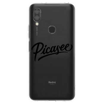 Picasee διαφανής θήκη σιλικόνης Xiaomi Redmi 7 - Picasee - old logo - black