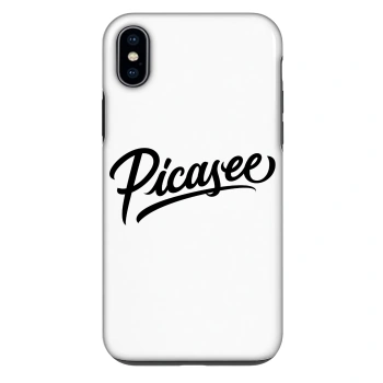 Θήκη για Apple iPhone XS Max - Picasee - old logo - black