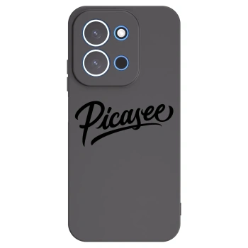 Picasee Μαύρη θήκη σιλικόνης για Xiaomi Redmi 15C 4G - Picasee - old logo - black