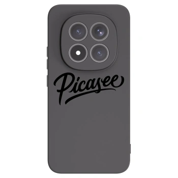 Picasee Μαύρη θήκη σιλικόνης για Xiaomi Redmi Note 15 Pro+ - Picasee - old logo - black