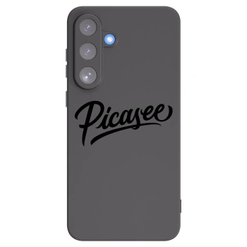 Picasee Μαύρη θήκη σιλικόνης για Samsung Galaxy S25 FE 5G - Picasee - old logo - black