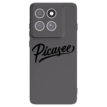 Picasee Μαύρη θήκη σιλικόνης για Motorola Edge 60 Fusion - Picasee - old logo - black