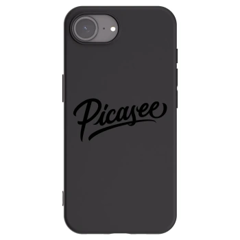 Picasee Μαύρη θήκη σιλικόνης για Apple iPhone 17e - Picasee - old logo - black