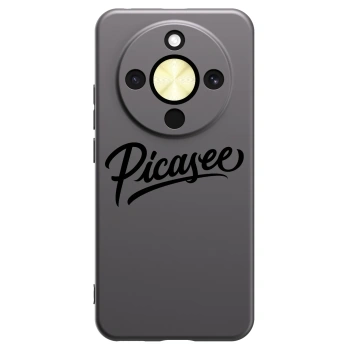 Picasee Μαύρη θήκη σιλικόνης για Honor Magic8 Lite 5G - Picasee - old logo - black