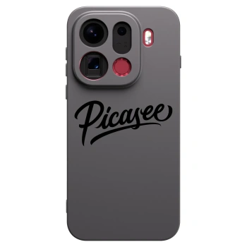 Picasee Μαύρη θήκη σιλικόνης για OPPO Find X9 Pro - Picasee - old logo - black