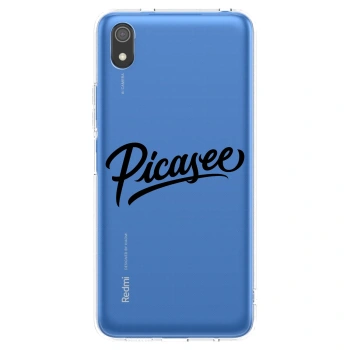 Picasee διαφανής θήκη σιλικόνης Xiaomi Redmi 7A - Picasee - old logo - black