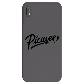 Picasee Μαύρη θήκη σιλικόνης για Xiaomi Redmi 7A - Picasee - old logo - black
