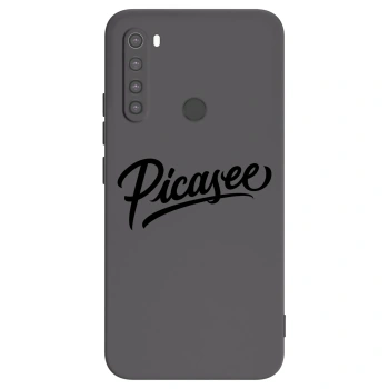 Picasee Μαύρη θήκη σιλικόνης για Xiaomi Redmi Note 8 - Picasee - old logo - black