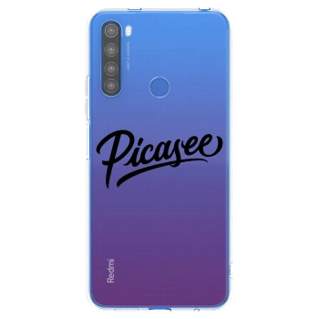 Picasee διαφανής θήκη σιλικόνης Xiaomi Redmi Note 8T - Picasee - old logo - black