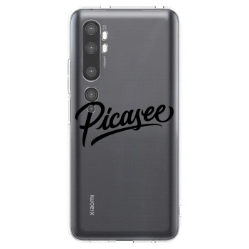 Picasee διαφανής θήκη σιλικόνης Xiaomi Mi Note 10 (Pro) - Picasee - old logo - black