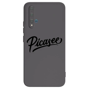 Picasee Μαύρη θήκη σιλικόνης για Huawei Nova 5T - Picasee - old logo - black