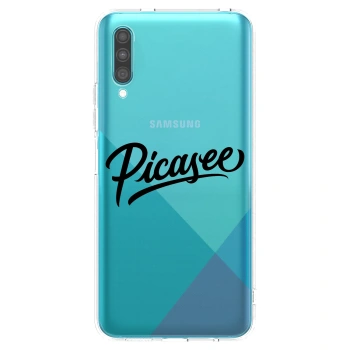 Picasee διαφανής θήκη σιλικόνης Samsung Galaxy A30s A307F - Picasee - old logo - black
